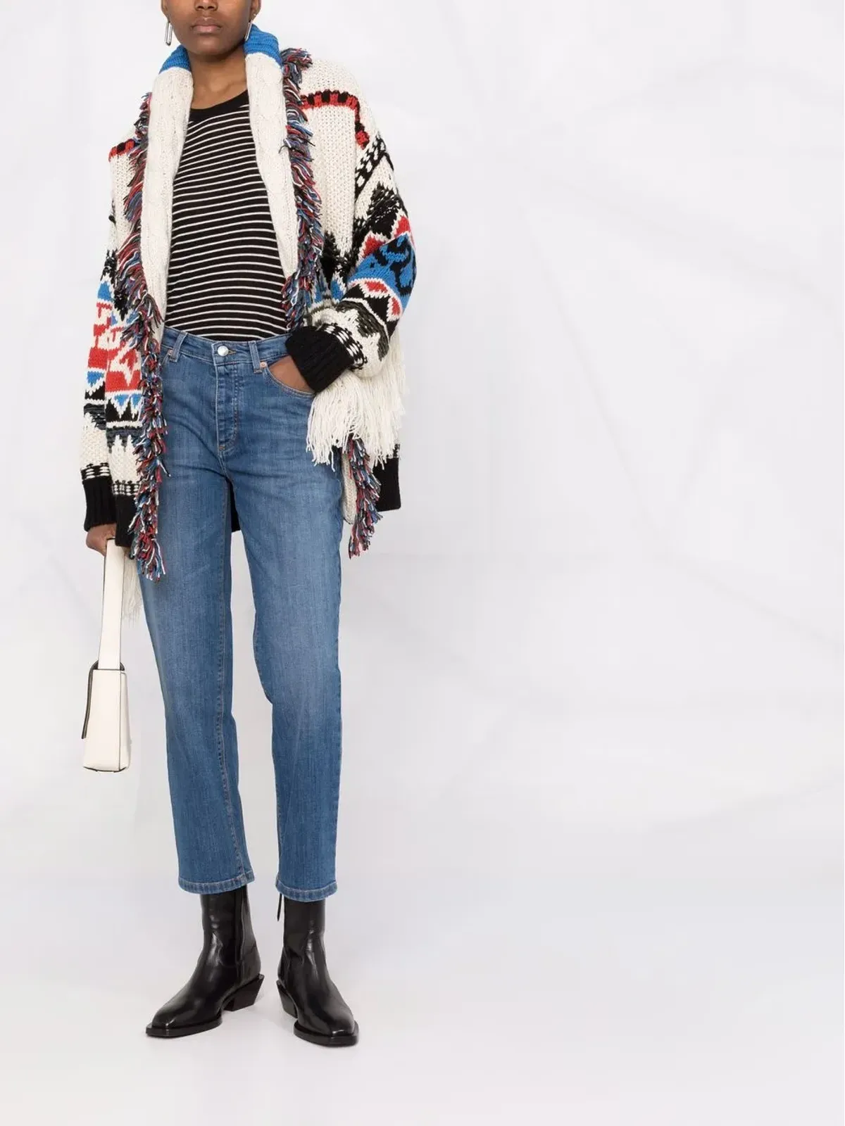 Zadig&Voltaire クロップドスリムフィットジーンズ - 画像2
