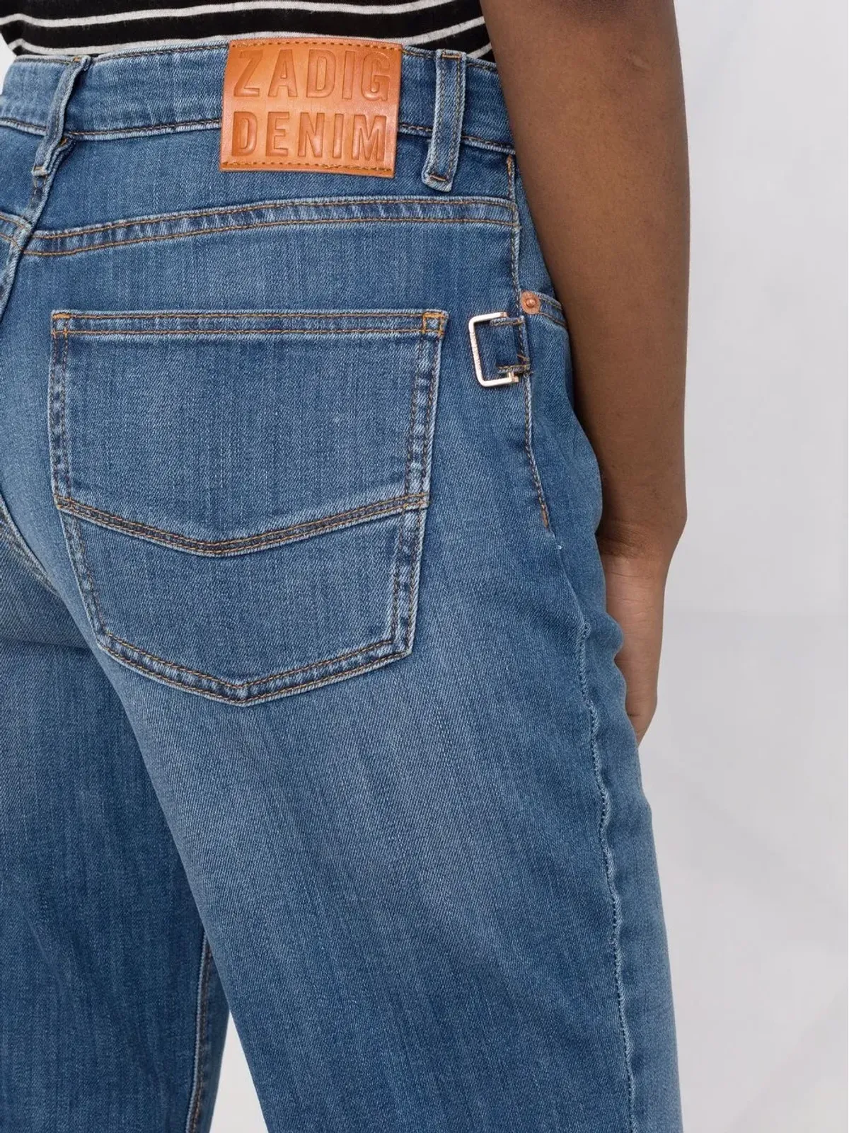 Zadig&Voltaire クロップドスリムフィットジーンズ - 画像3