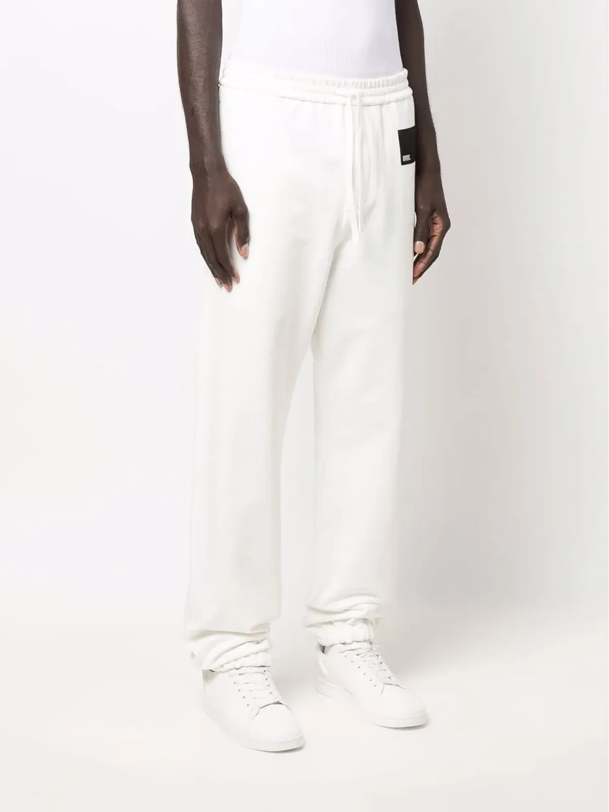 OAMC ロゴパッチ付きコットン トラックパンツ - White - 画像3
