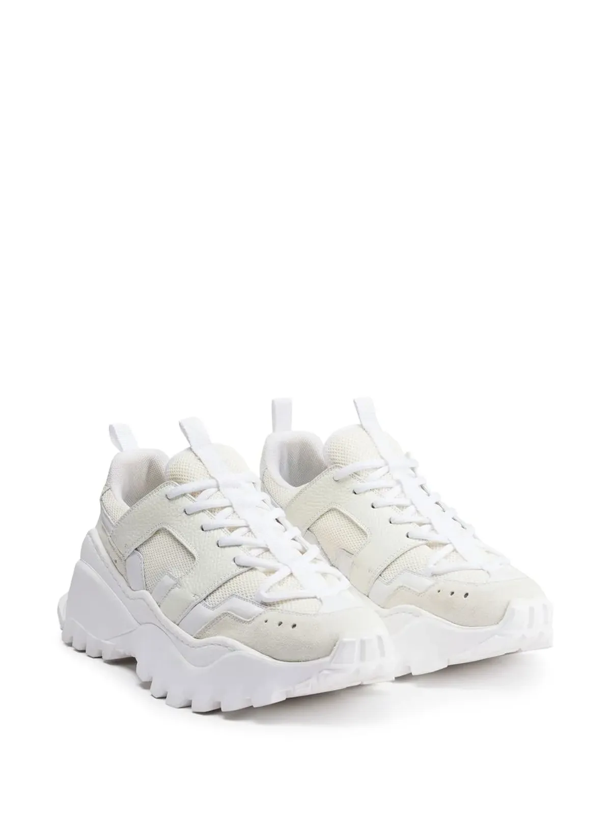 AMI Paris パネルド ロー・トップスニーカー - White - 画像2