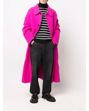 AMI Paris ウール シングルブレストコート - サムネイル2