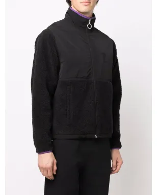 AMI Paris Ami de Coeur panelled jacket - Black - サムネイル3