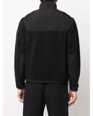 AMI Paris Ami de Coeur panelled jacket - Black - サムネイル4