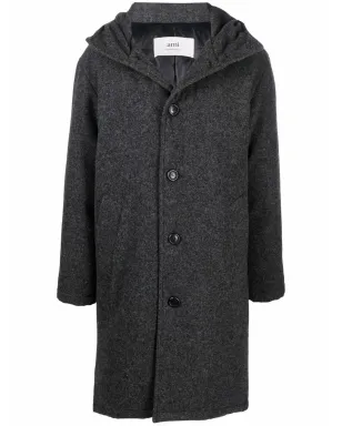 AMI Paris シングルブレストウールコート - サムネイル1