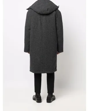 AMI Paris シングルブレストウールコート - サムネイル4