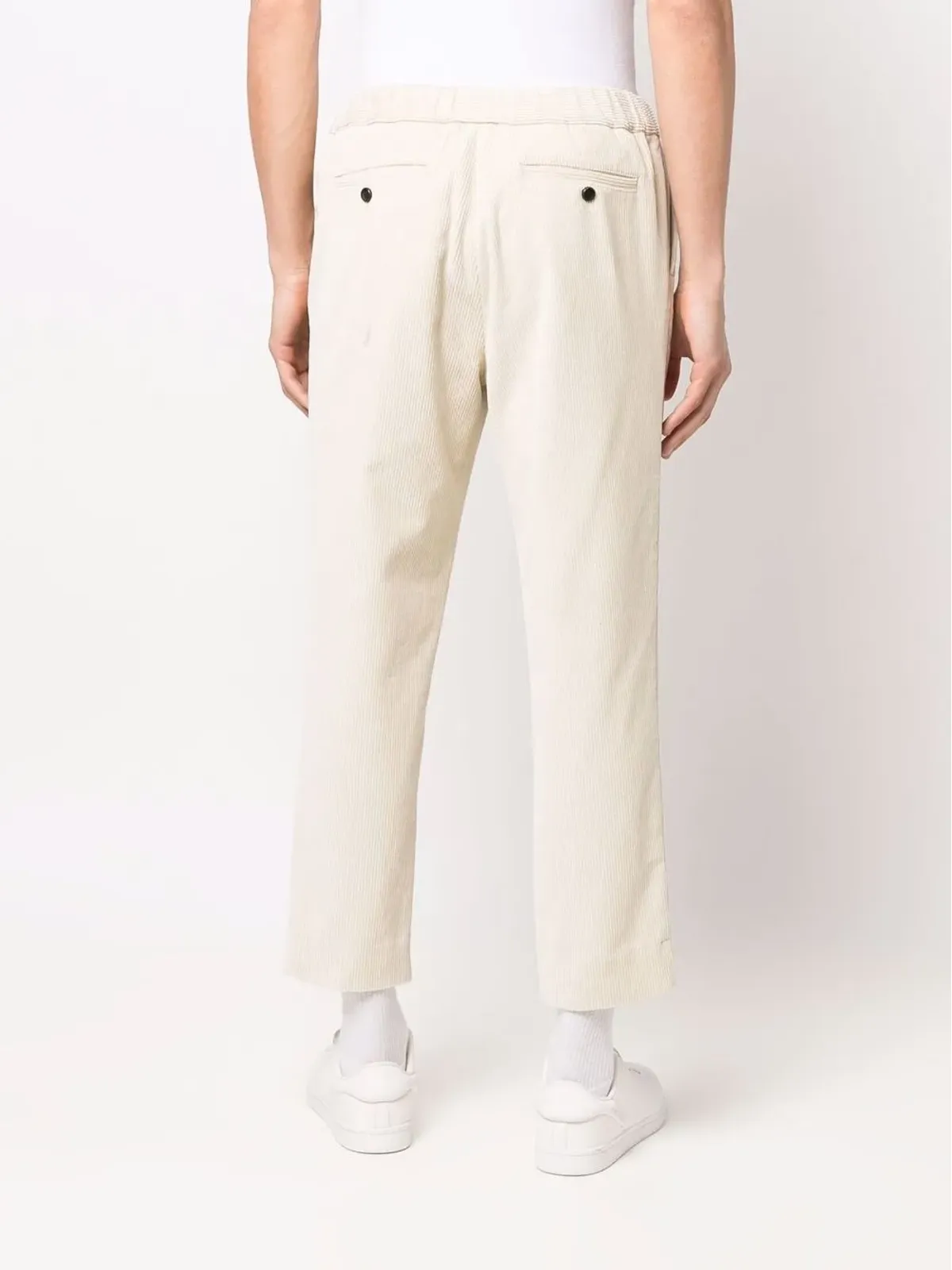 AMI Paris ドローストリングウエストのコーデュロイパンツ - 画像4
