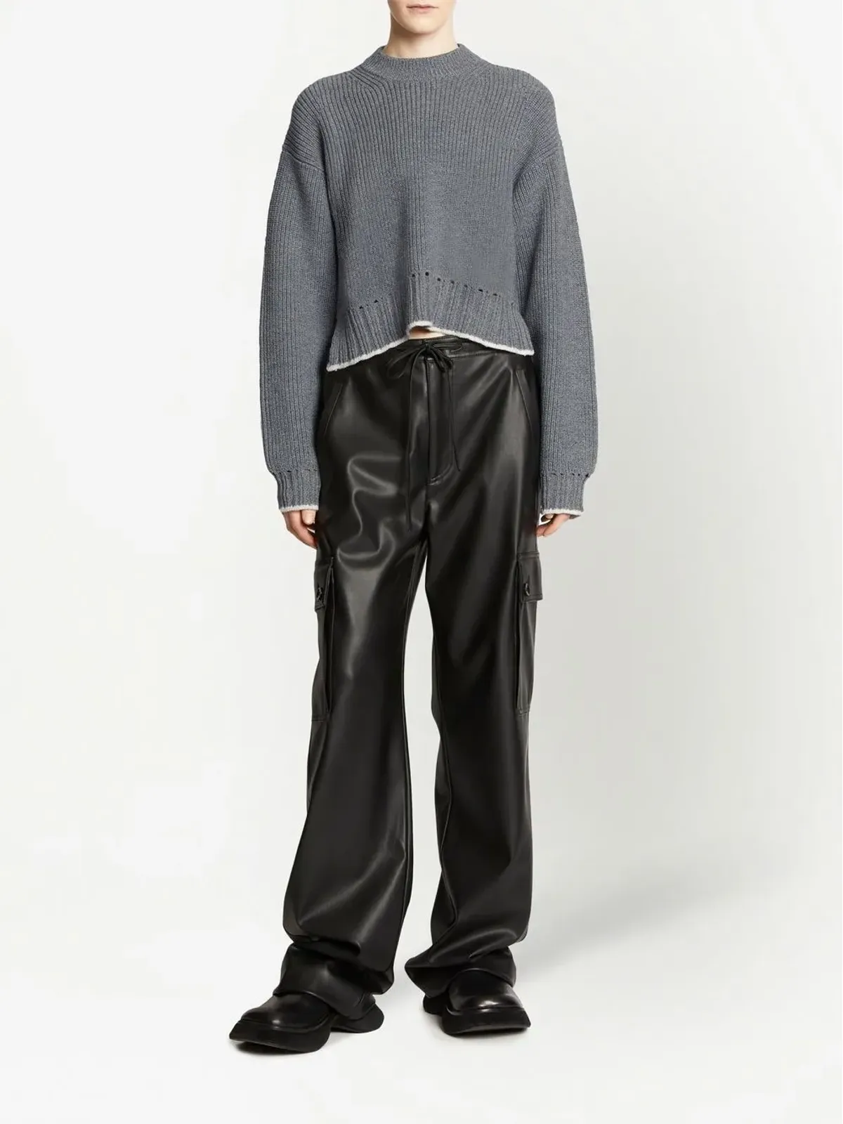 Proenza Schouler White Label キャッシュフィール カットアウトディテール ジャンパー - 画像2