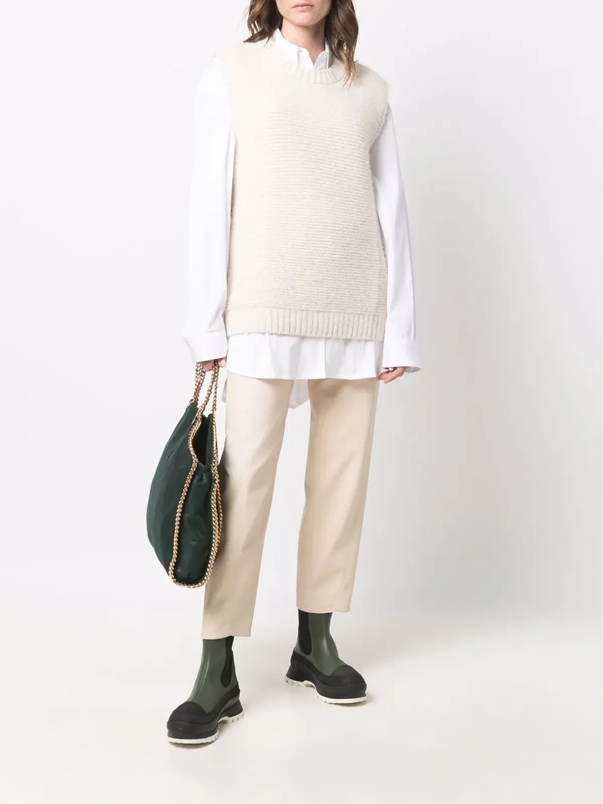 Stella McCartney クルーネックニットベスト - 画像2