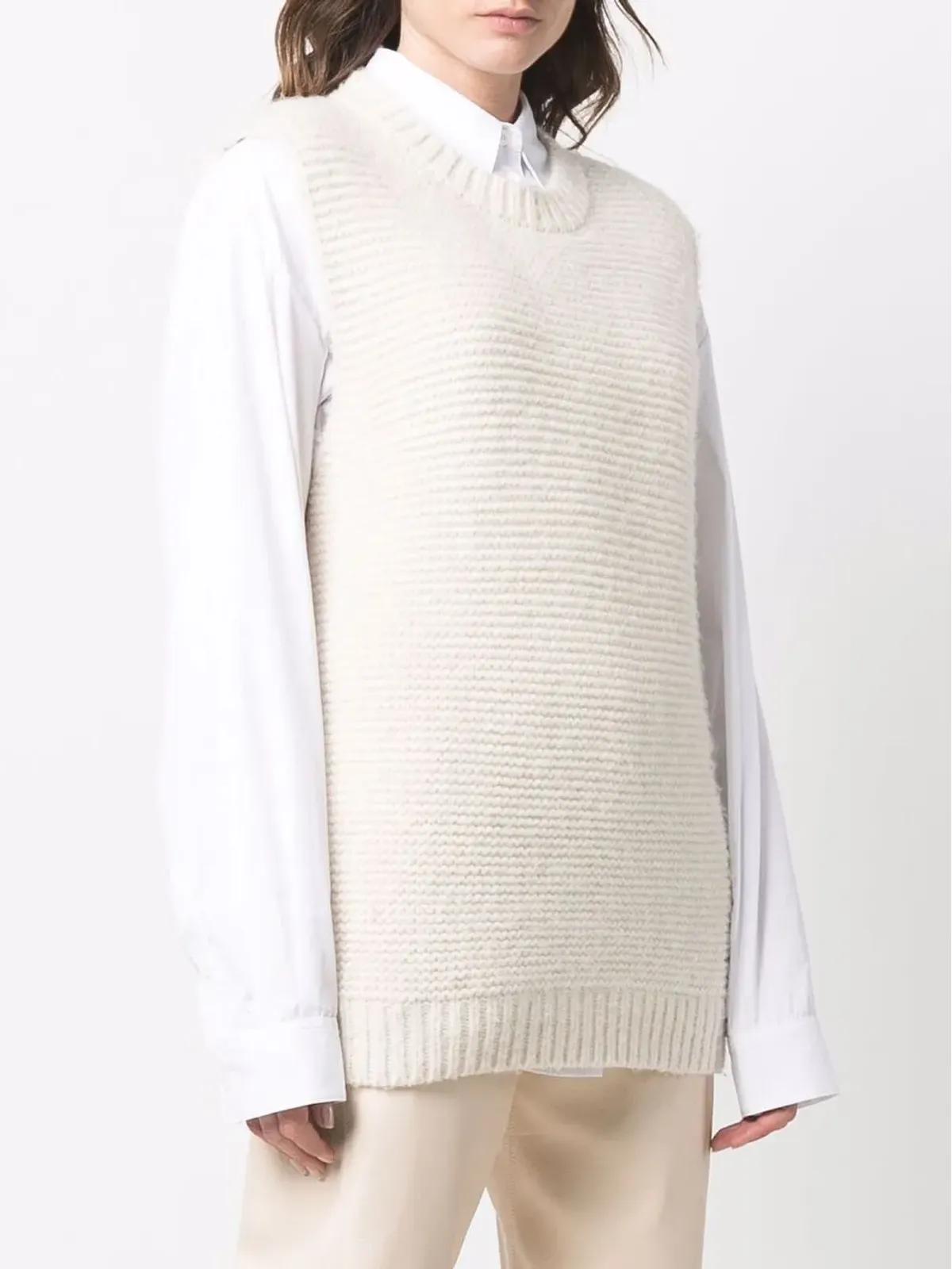 Stella McCartney クルーネックニットベスト - 画像3