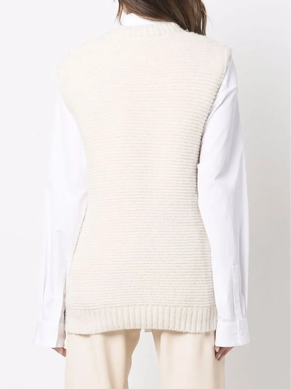 Stella McCartney クルーネックニットベスト - 画像4