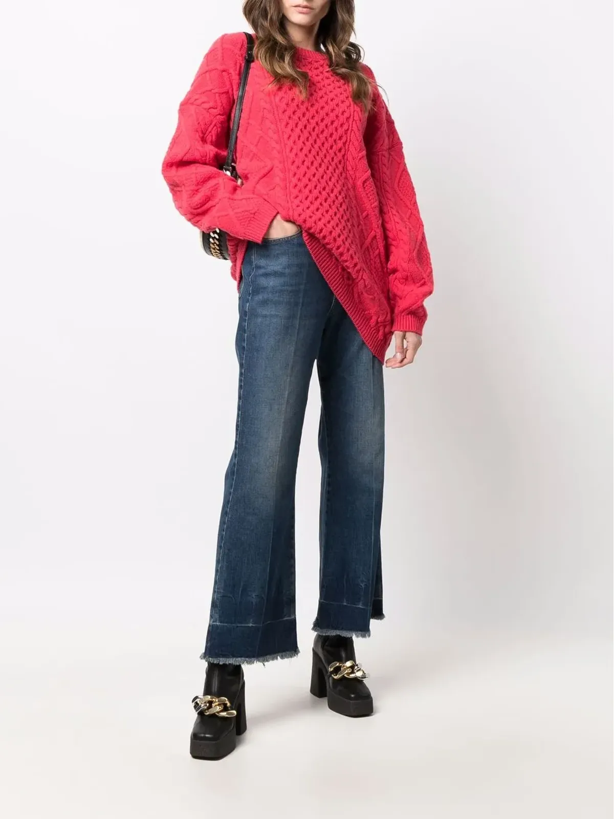 Stella McCartney アラン クルーネック ジャンパー - 画像2