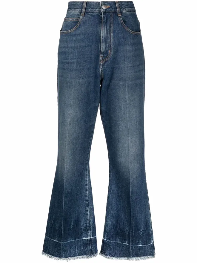 Stella McCartney Stella McCartney 90年代クロップドフレアジーンズの商品画像