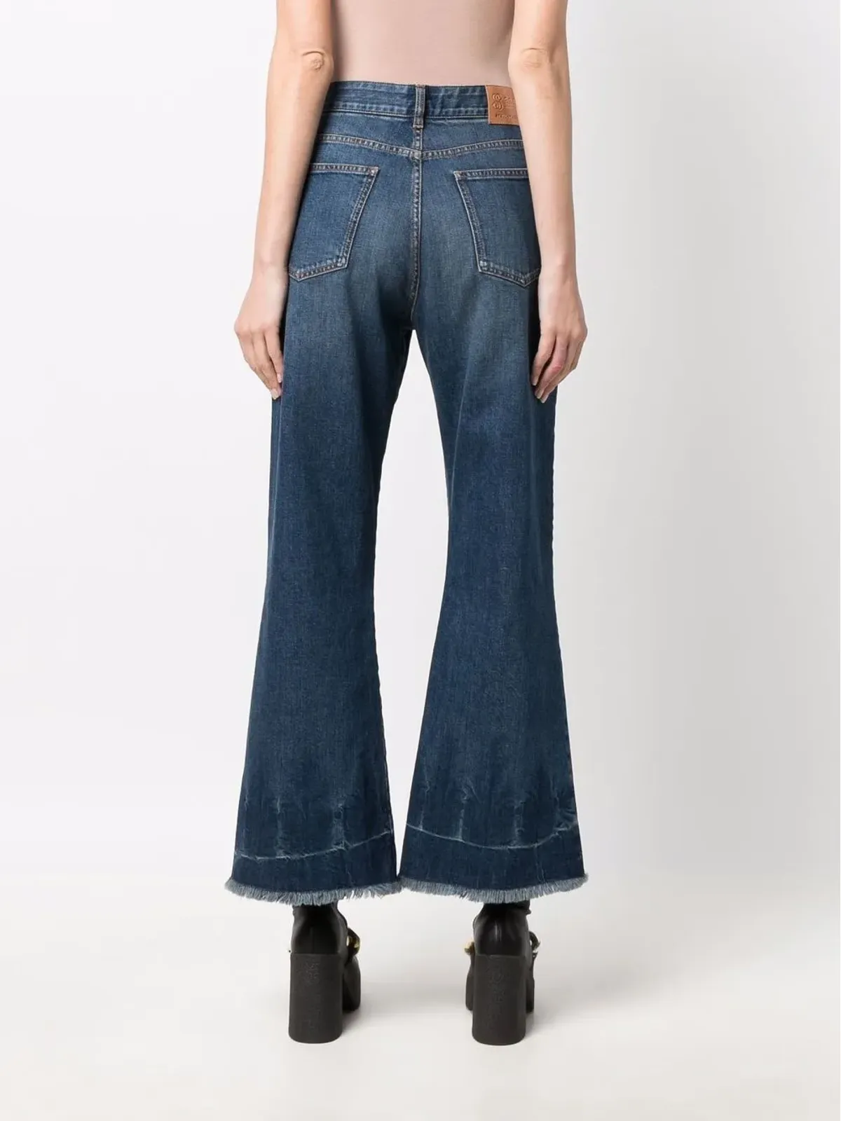 Stella McCartney 90年代クロップドフレアジーンズ - 画像4