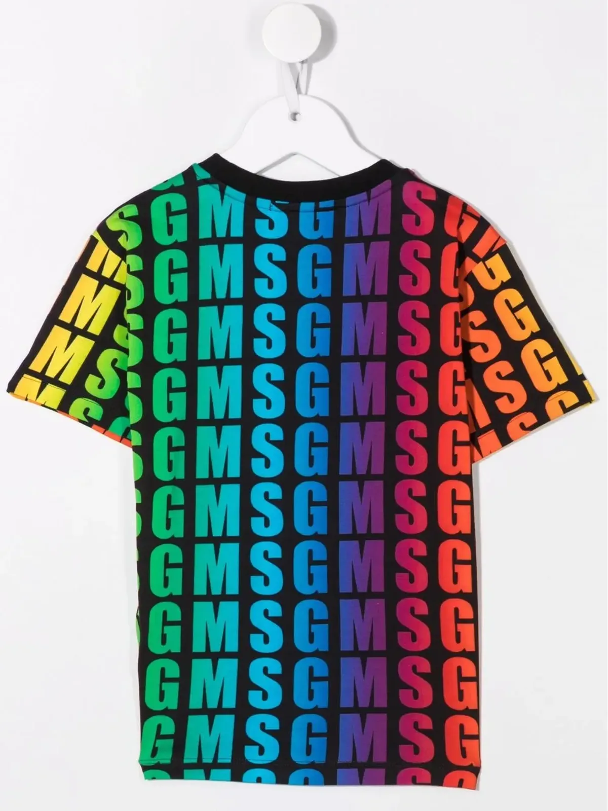 MSGM Kids 全体ロゴプリントTシャツ - 画像2