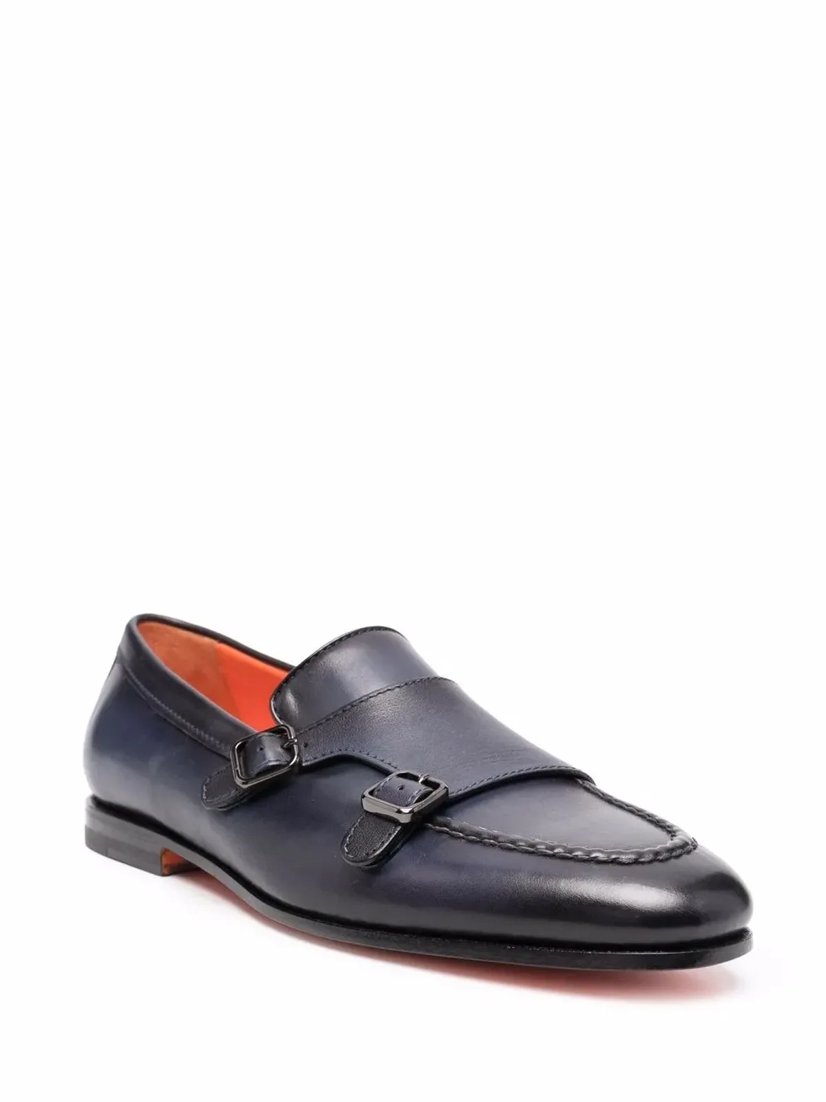 Santoni サイドバックル付きモンクシューズ - 画像2