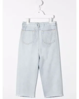 MM6 Maison Margiela Kids リップドディテールジーンズ ブルー - サムネイル2