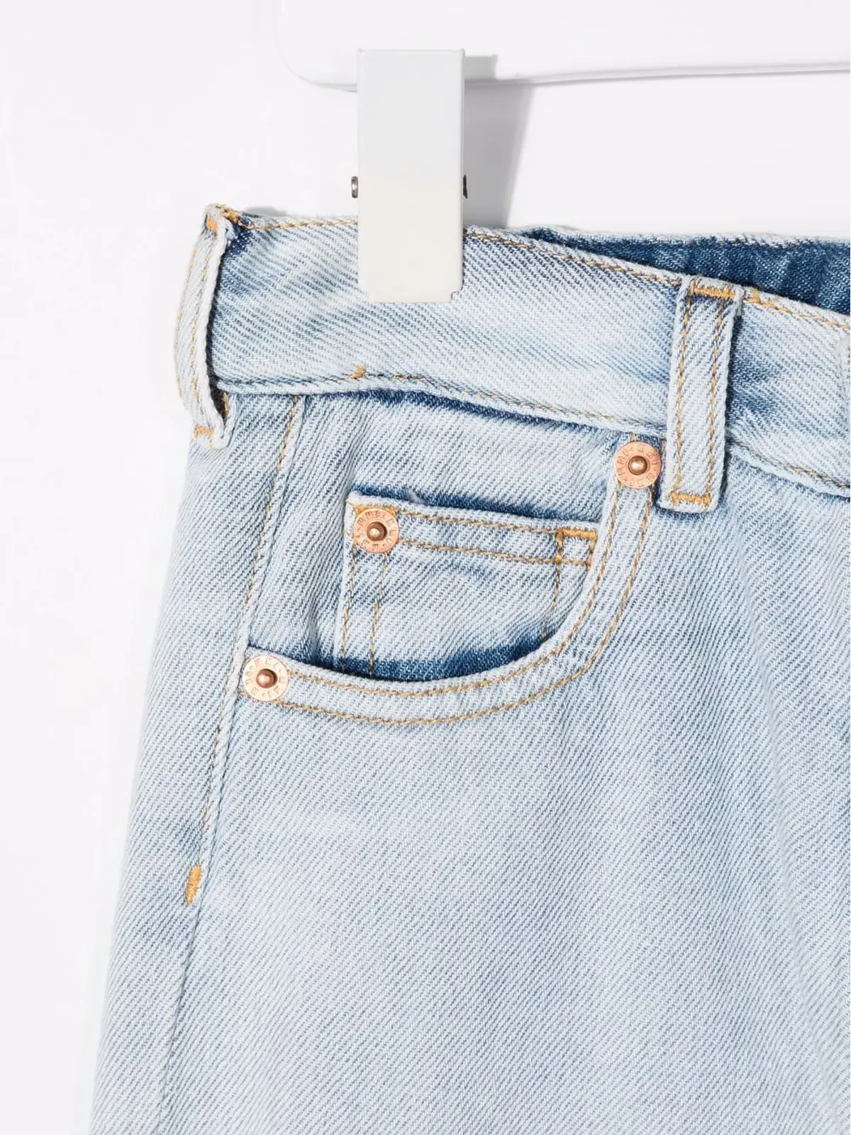 MM6 Maison Margiela Kids リップドディテールジーンズ ブルー - 画像3