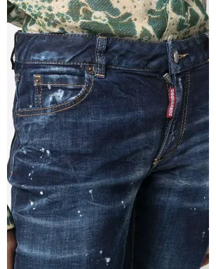 DSQUARED2 クロップドフレアジーンズ ブルー - サムネイル5