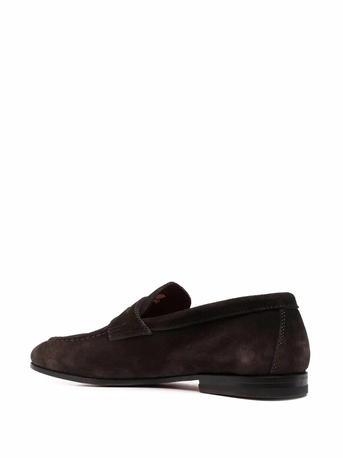 Santoni ドアスエード ローファー - 画像3