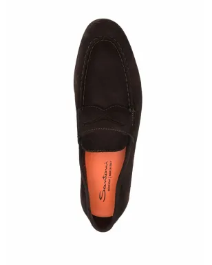 Santoni ドアスエード ローファー - サムネイル4