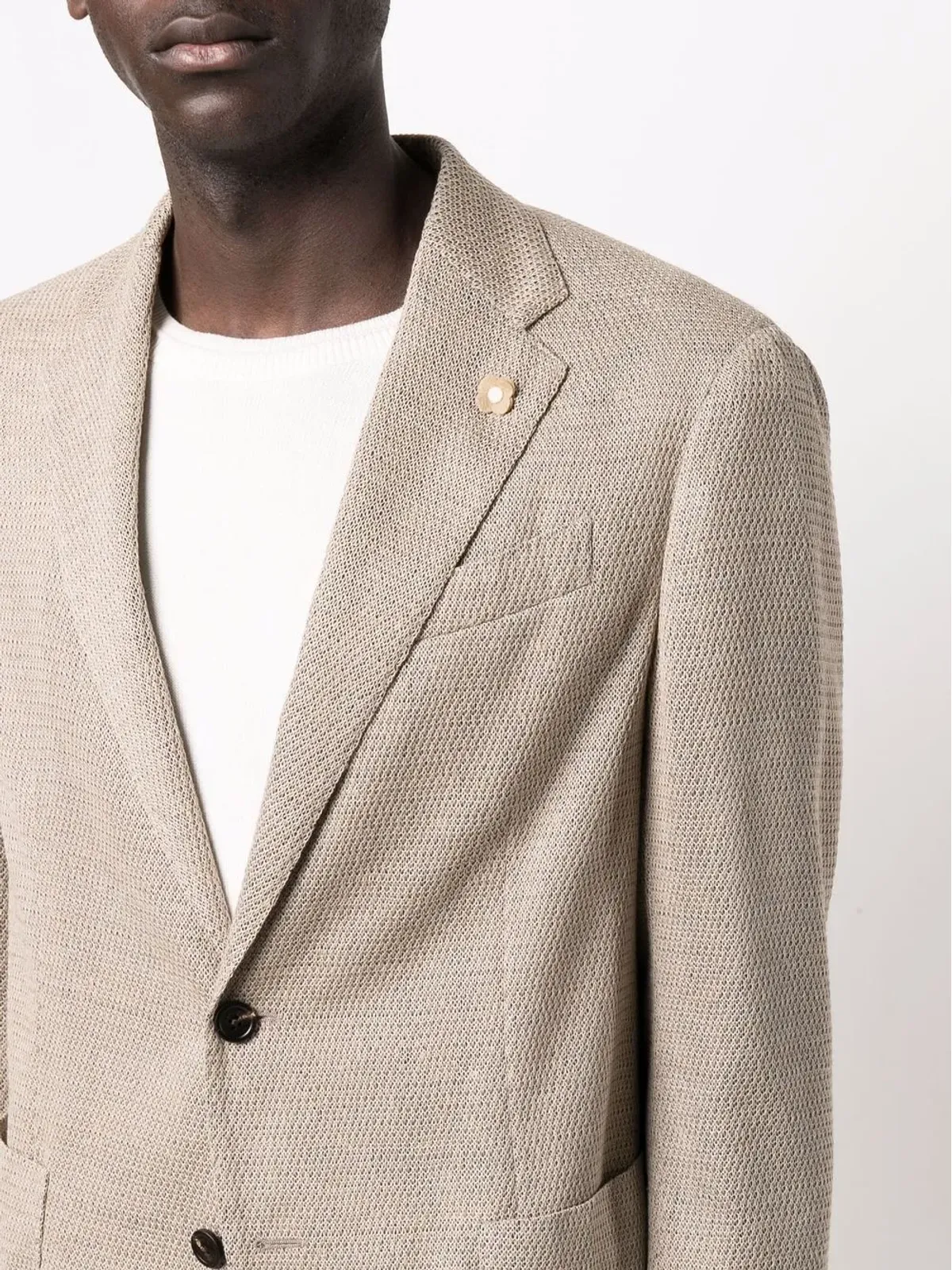 Lardini クラシック テーラード ブレザー - 画像5