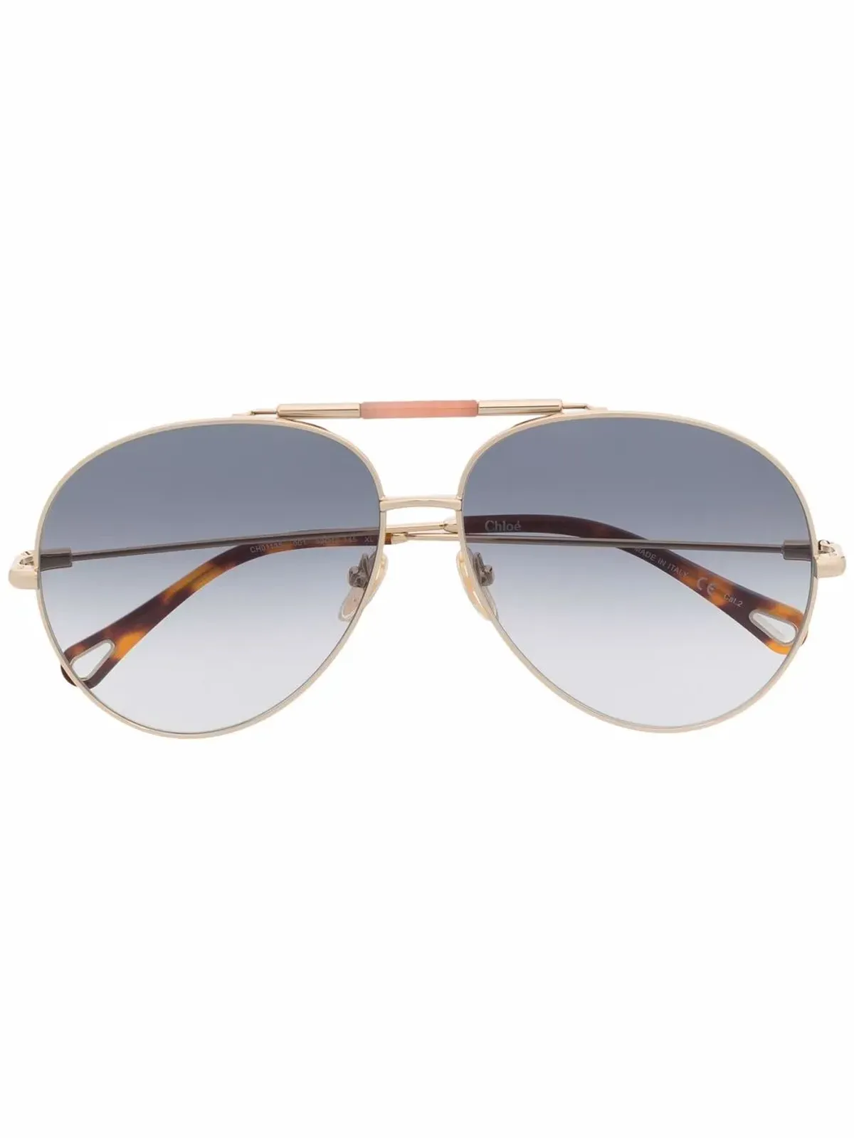 Chloé Eyewear グラデーション パイロットサングラス - 画像1