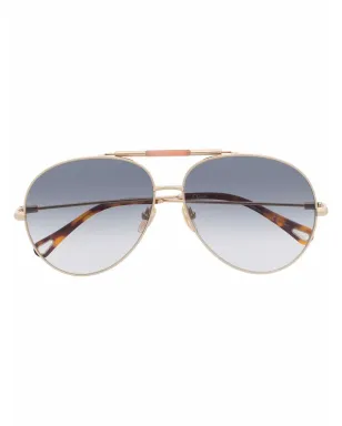 Chloé Eyewear グラデーション パイロットサングラス - サムネイル1