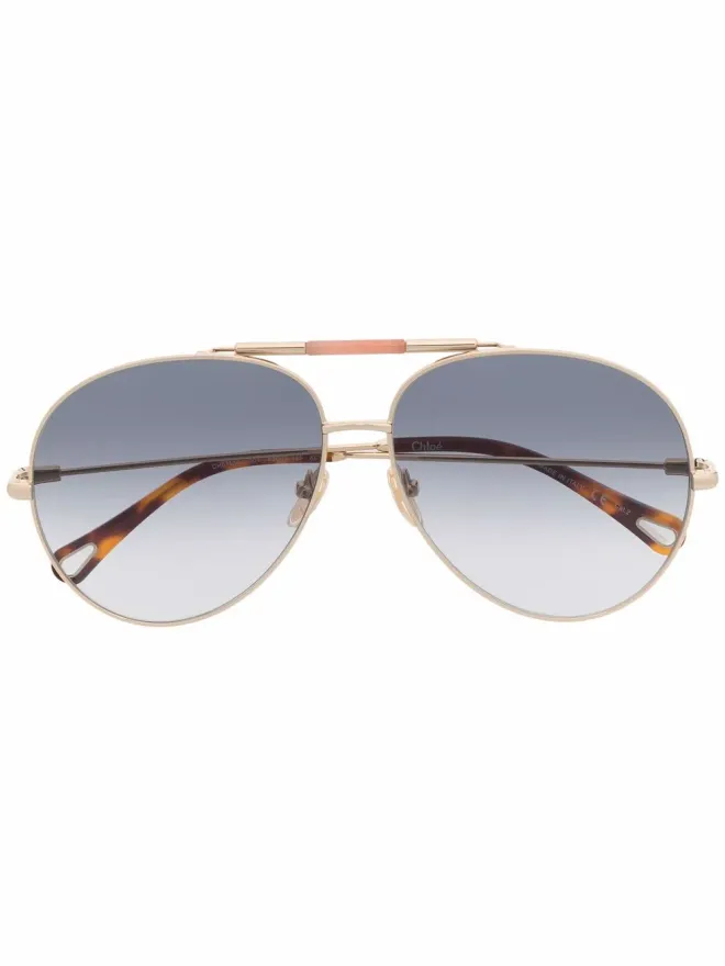 Chloé Eyewear Chloé Eyewear グラデーション パイロットサングラスの商品画像
