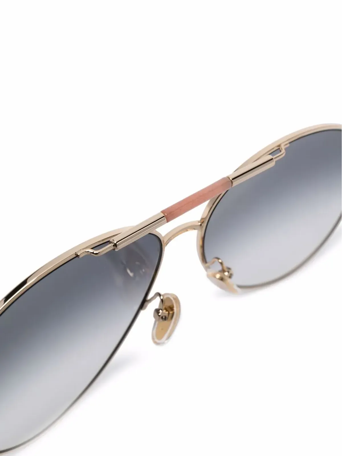 Chloé Eyewear グラデーション パイロットサングラス - 画像3