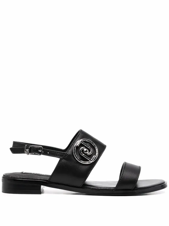 LIU JO LIU JO エリン ロゴプレート スリングバックサンダルの商品画像