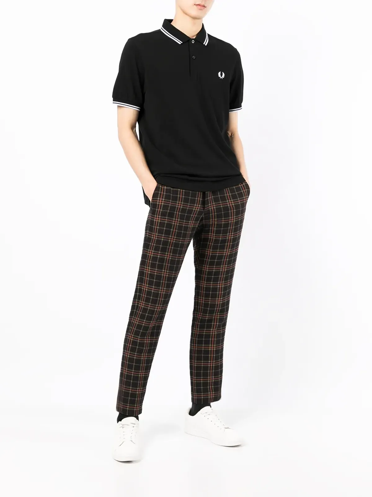 Fred Perry ロゴ刺繍ポロシャツ - 画像2