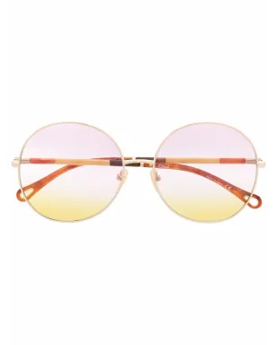 Chloé Eyewear ラウンドフレーム サングラス - サムネイル1