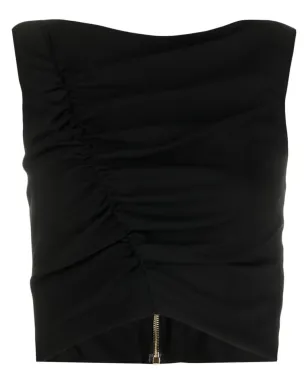 Versace ギャザー入りノースリーブトップ - サムネイル1