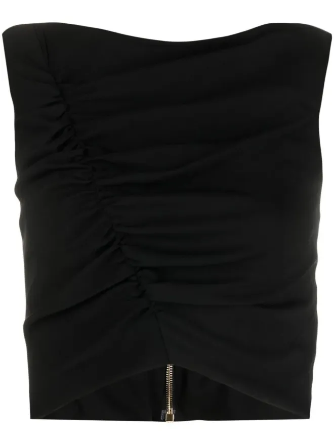 VERSACE Versace ギャザー入りノースリーブトップの商品画像