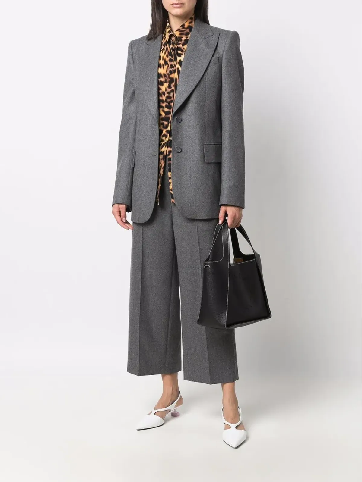 Stella McCartney 総柄レオパードプリントシャツ - 画像2