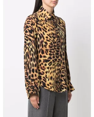 Stella McCartney 総柄レオパードプリントシャツ - サムネイル3