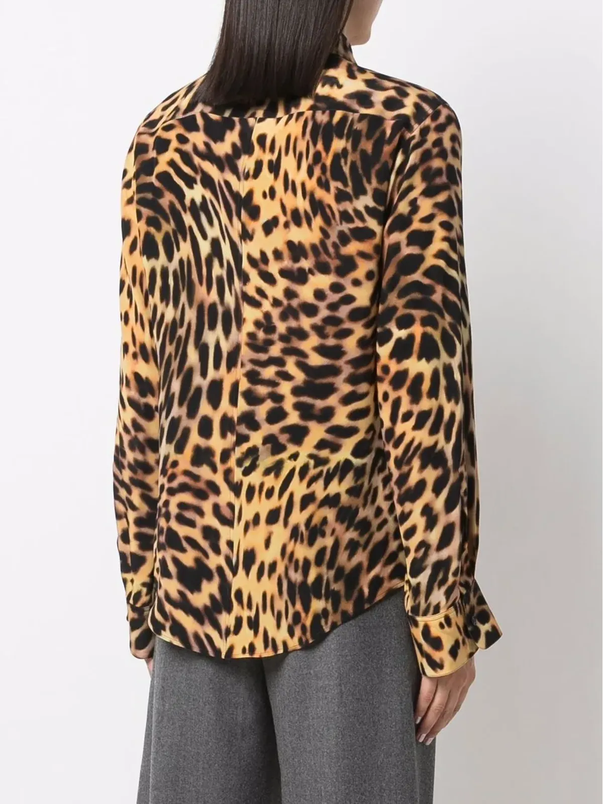 Stella McCartney 総柄レオパードプリントシャツ - 画像4