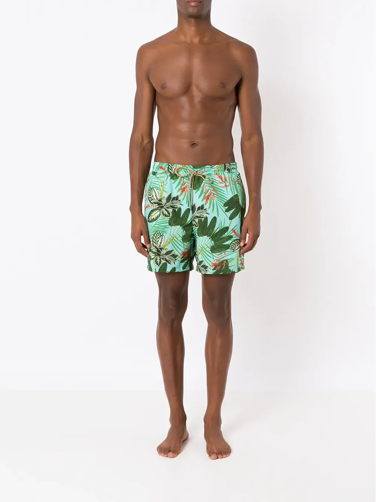 Lygia & Nanny Gil foliage-print swimming shorts - Green - 画像2