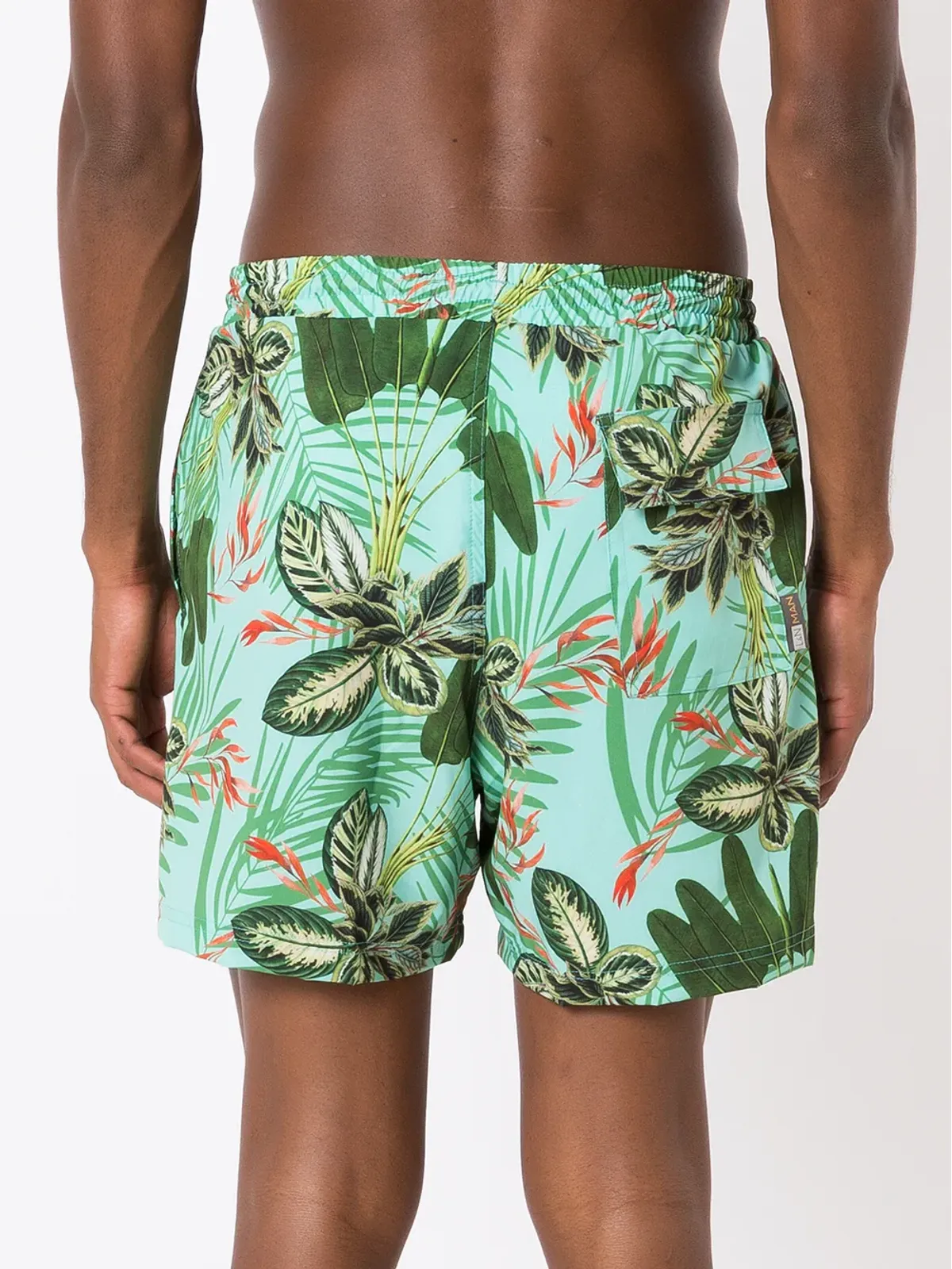 Lygia & Nanny Gil foliage-print swimming shorts - Green - 画像3