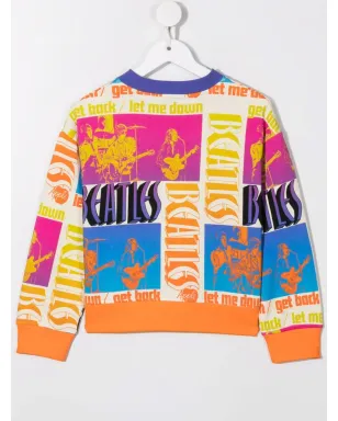 Stella McCartney Kids ロゴプリント クルーネック スウェット - サムネイル2