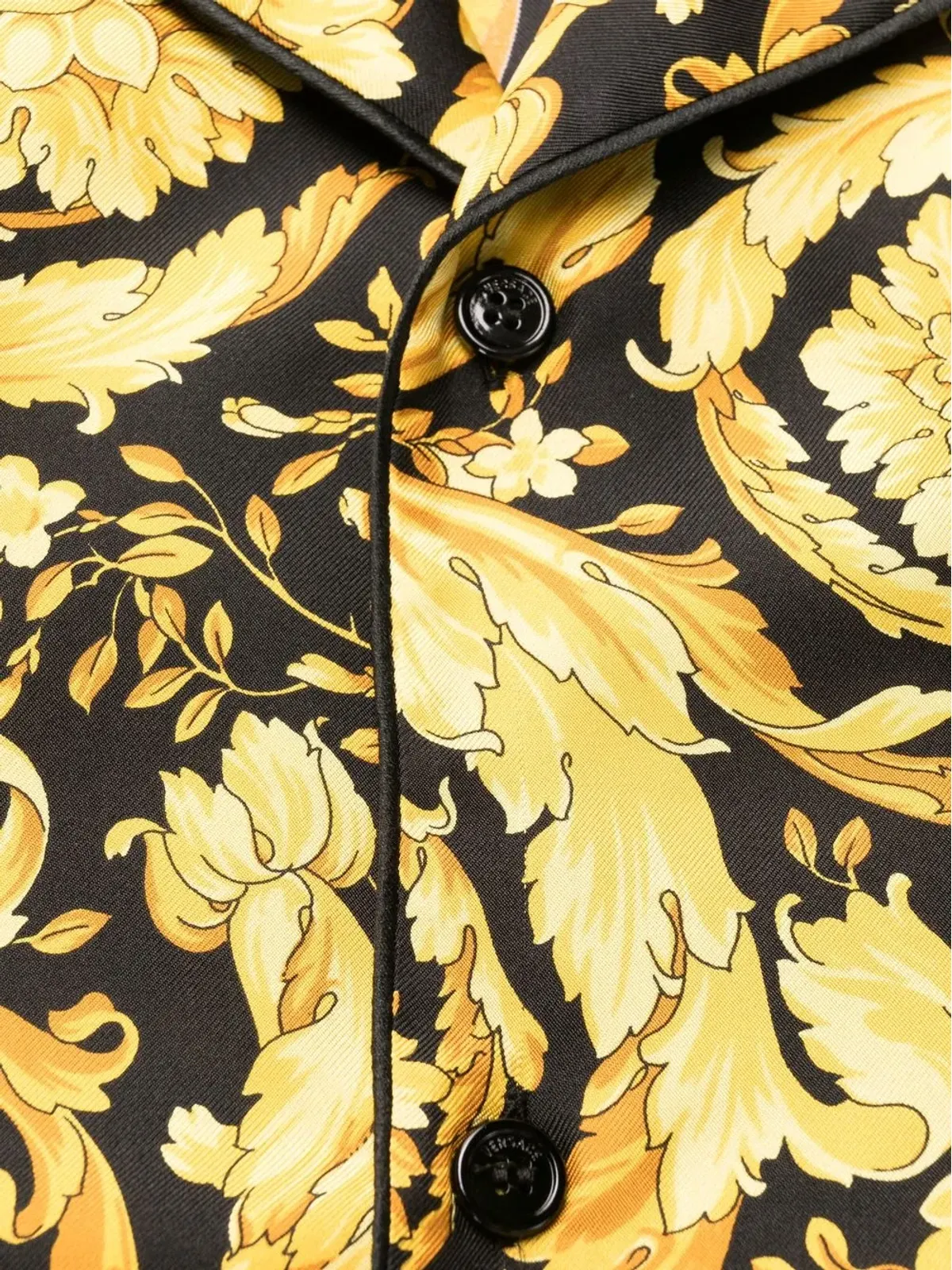 Versace バーコロ シルク パジャマトップ - 画像3