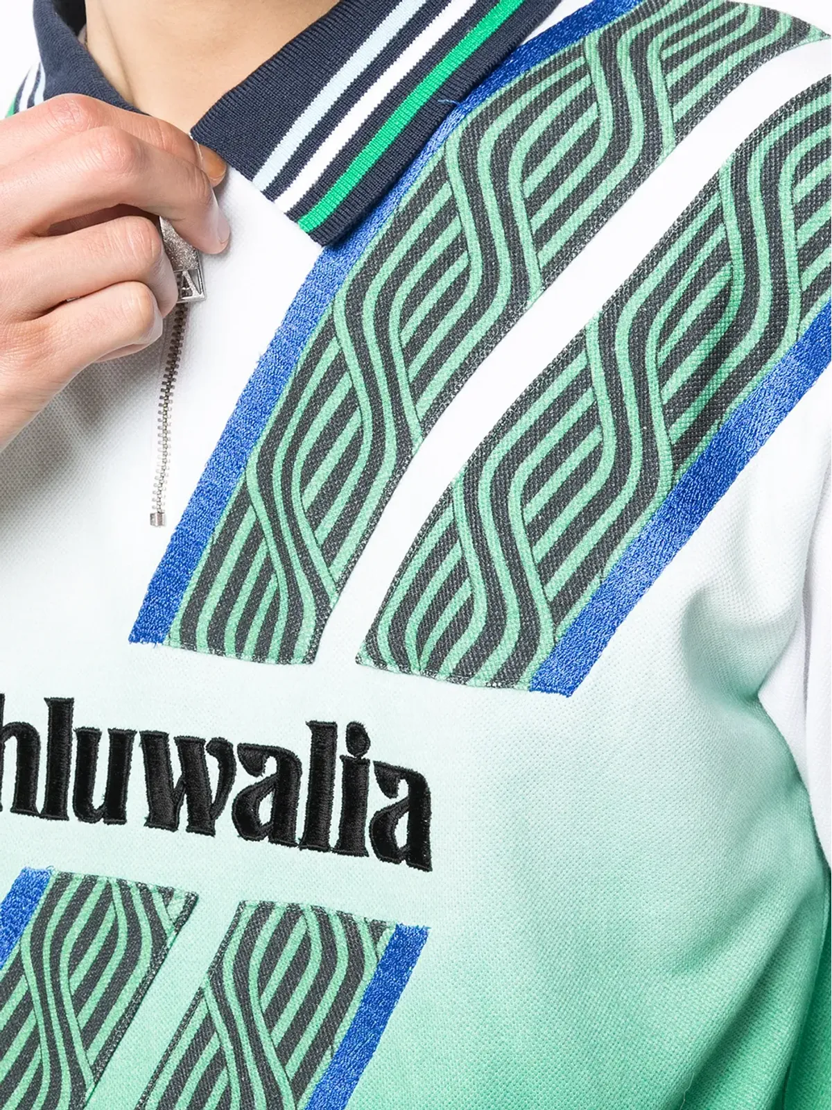 Ahluwalia Football オーガニックコットン ポロシャツ - 画像5