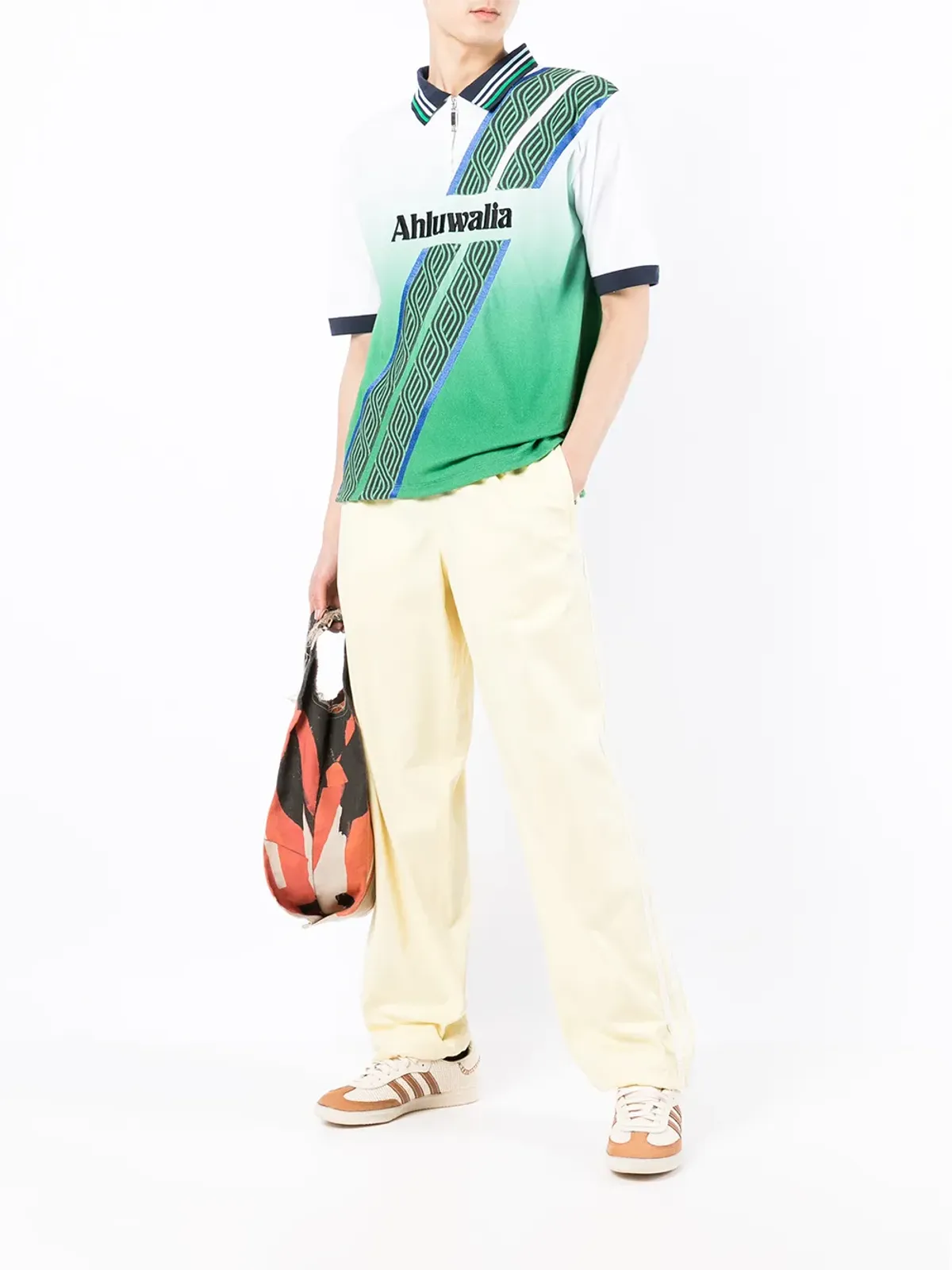 Ahluwalia Football オーガニックコットン ポロシャツ - 画像2