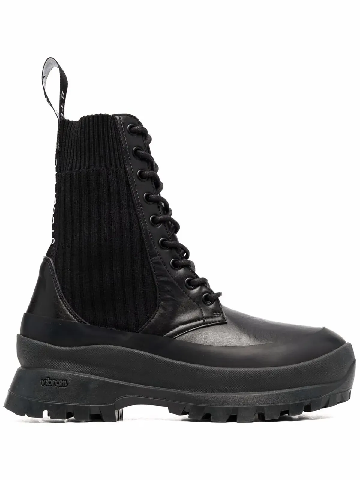 Stella McCartney トレース レースアップ コンバットブーツ - 画像1