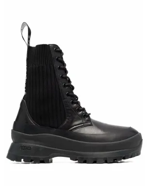Stella McCartney トレース レースアップ コンバットブーツ - サムネイル1