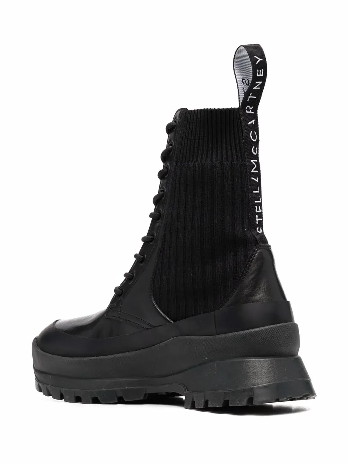 Stella McCartney トレース レースアップ コンバットブーツ - 画像3