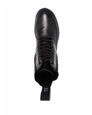Stella McCartney トレース レースアップ コンバットブーツ - サムネイル4