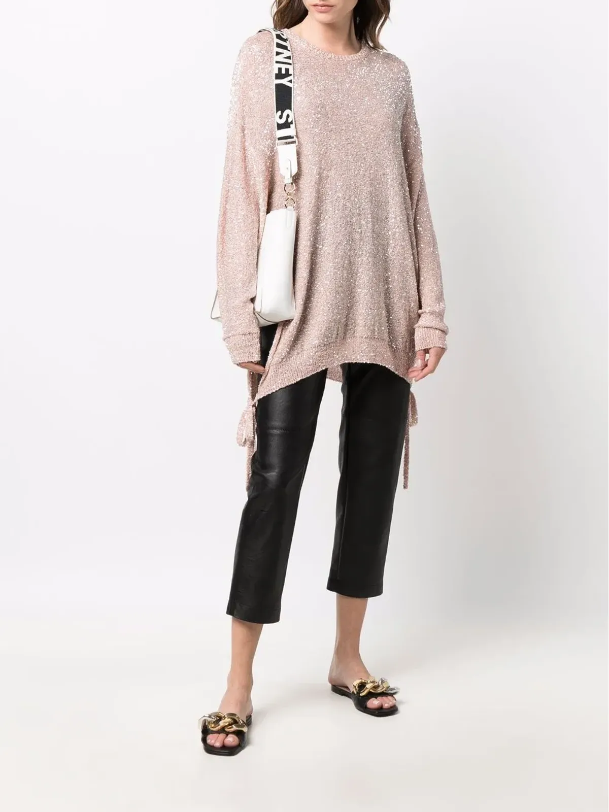Stella McCartney スパンコール付きサイドタイジャンパー - ピンク - 画像2