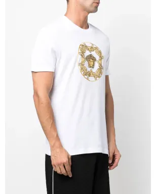 Versace メデューサプリント オーガニックコットン Tシャツ - サムネイル3