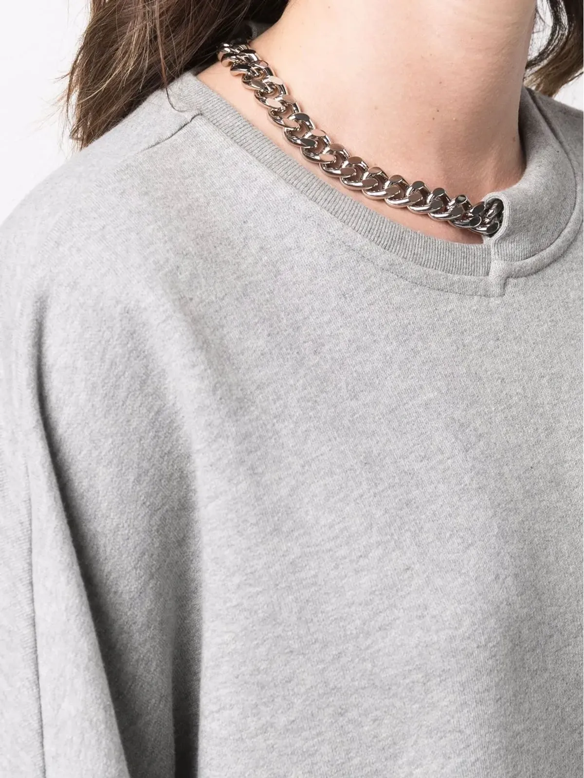 Stella McCartney Falabellaチェーン装飾スウェット - 画像5